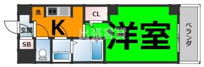 パルテ　デル　マーレの間取り