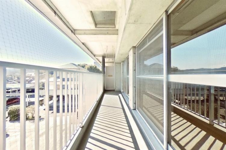 レジデンス扇のバルコニー|バルコニー付きです