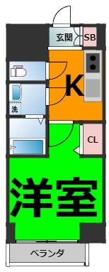 仲介手数料0円！！エスリード名古屋東別院の間取り