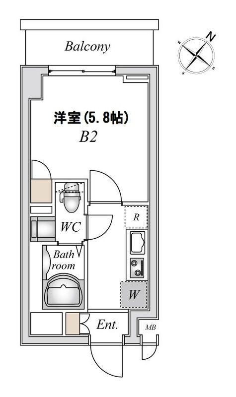 Ｎ－Ｓｔａｇｅ稲城の間取り