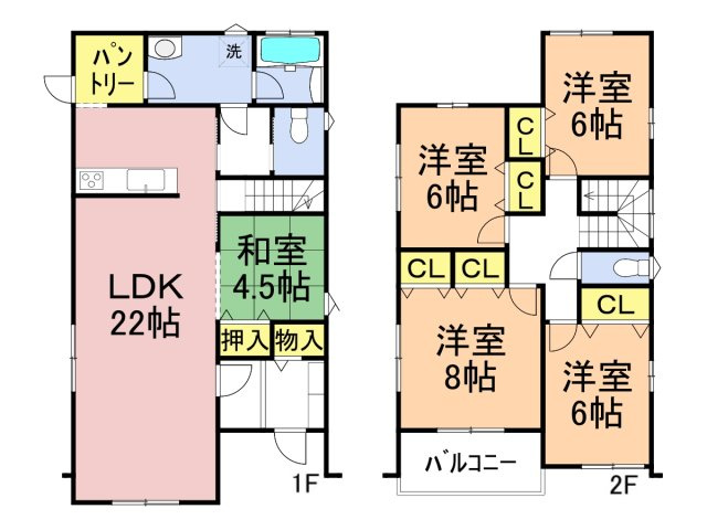 戸建　瑞穂市別府　全4区画分譲の間取り|■B棟　■ヤマダ不動産　株式会社リライフ　大垣店　■夢のマイホーム購入をフルサポートします！