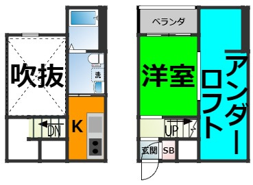 仲介手数料0円！！Ciel　Bleu　九重の間取り