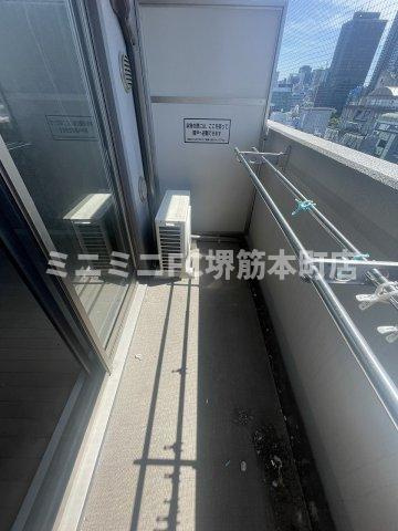 レジデンス中之島公園のバルコニー