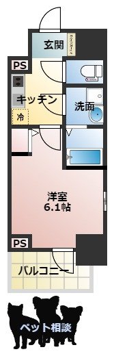 エスリードレジデンス大阪本町の間取り