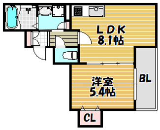 【間取り】 | クリエオーレ東山町