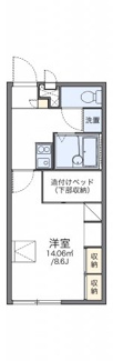 【間取り】 | レオパレス恵 | 代表的な間取のため実際の間取とは異なる場合があります