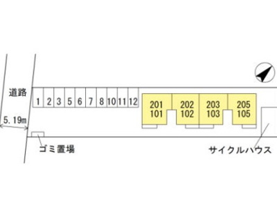 【区画図】 | グリュックハイム