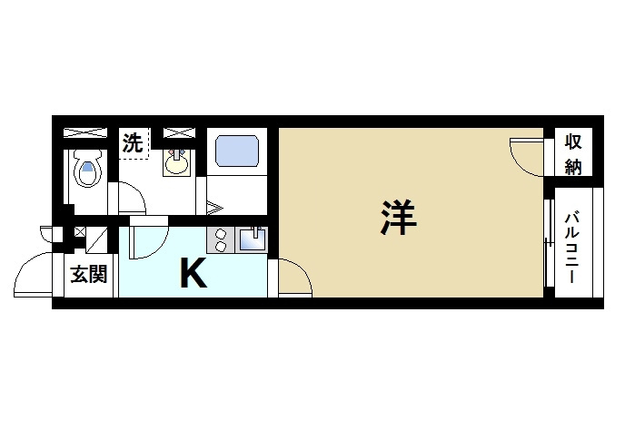 クレイノカンナの間取り|広々と生活できます