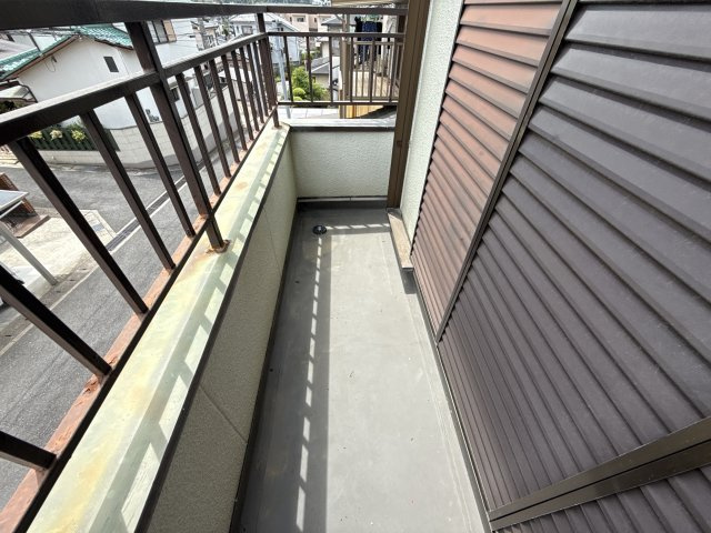 植田貸家のバルコニー