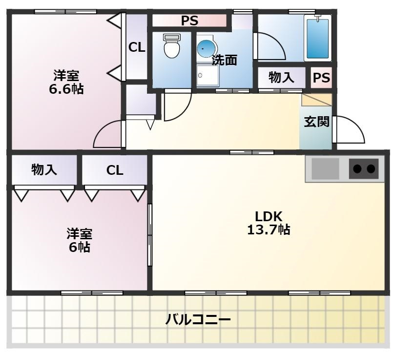 アヴァンセ山本の間取り