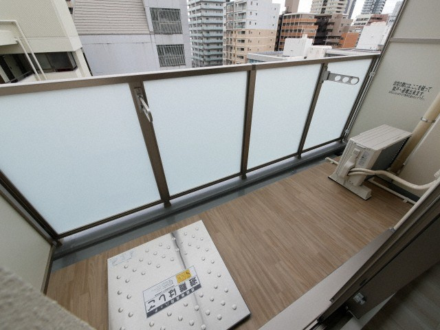 La Douceur谷町のバルコニー