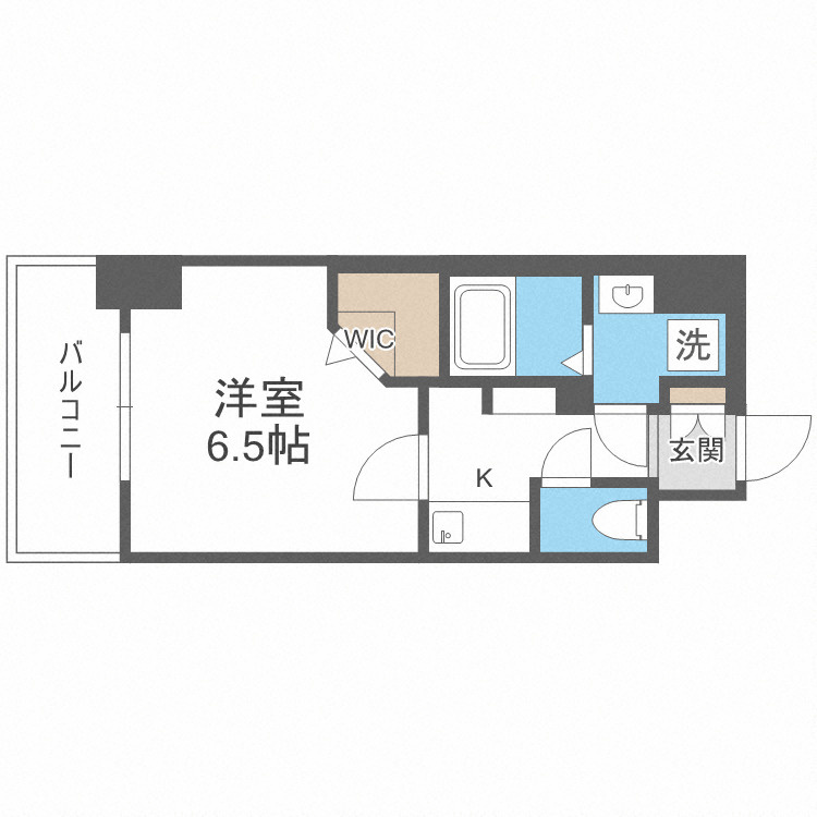 La Douceur谷町の間取り