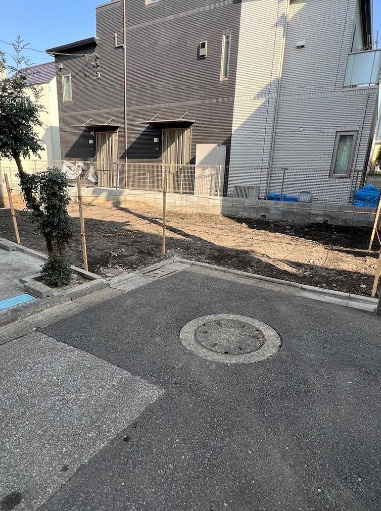 江東区南砂５丁目の売地の前面道路含む現地写真