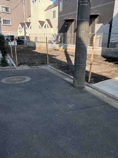 江東区南砂５丁目の売地の前面道路含む現地写真