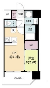 セレニテ難波ミラク壱番館の間取り