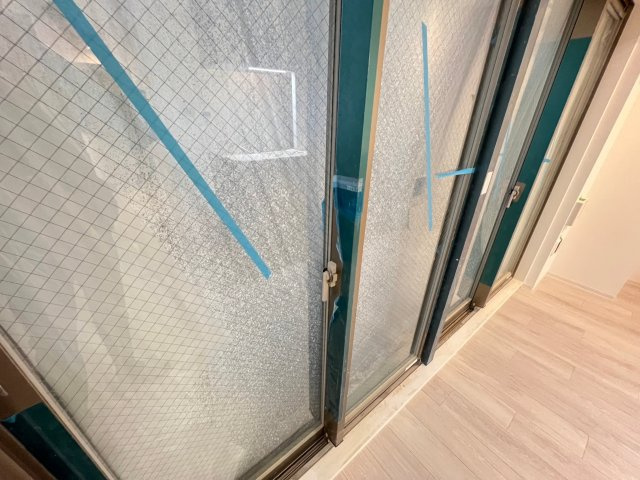 セレニテフラン難波のバルコニー