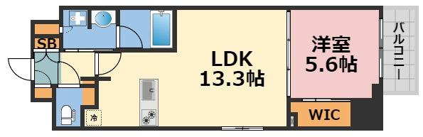Dimus北浜の間取り