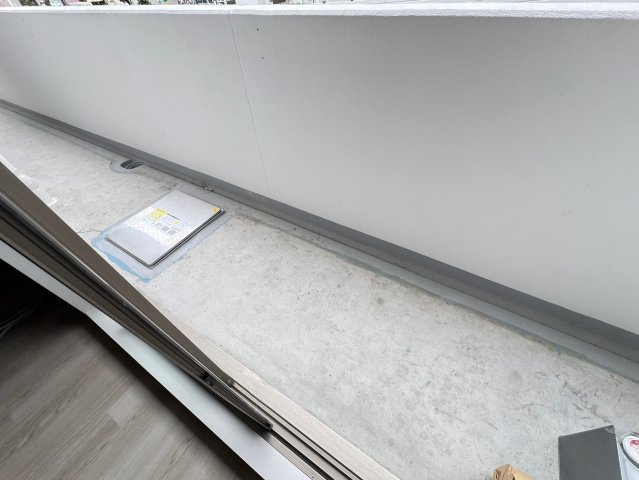 ArtizA西長堀のバルコニー