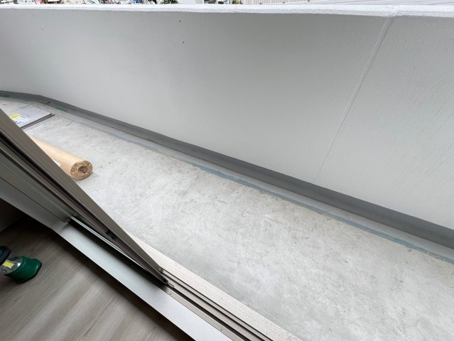 ArtizA西長堀のバルコニー