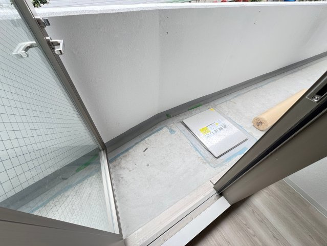 ArtizA西長堀のバルコニー