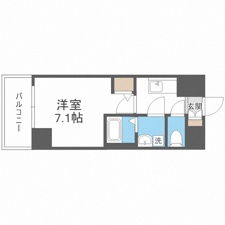 サムティ福島RUFLEの間取り