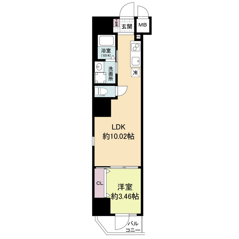 URBAN PARK難波南の間取り