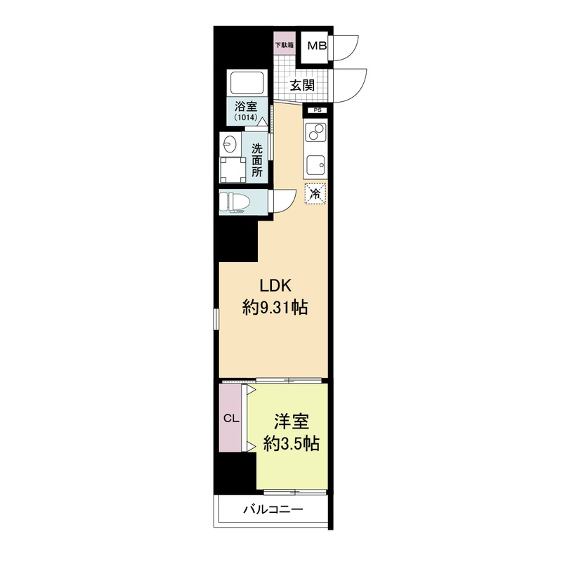 URBAN PARK難波南の間取り