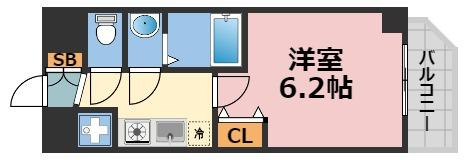 プレサンス北堀江の間取り