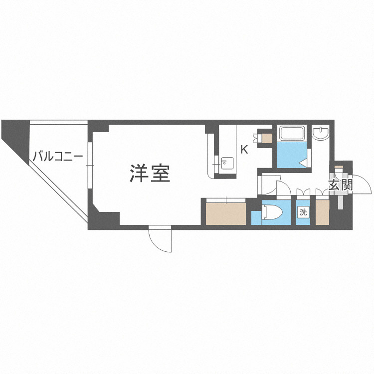 CITY　SPIRE上町台の間取り