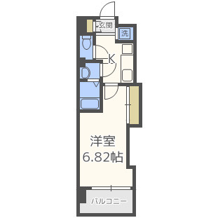 Luxe難波西Ⅲの間取り