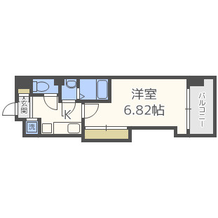 Luxe難波西IIの間取り