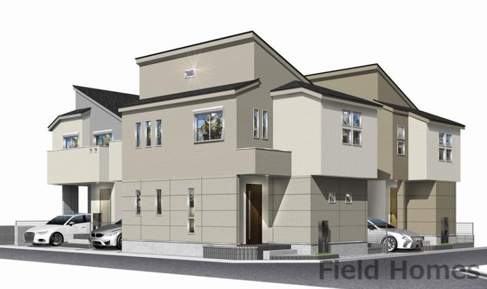 緑区下九沢新築　1号棟の外観|外観パース「緑区下九沢新築戸建て」