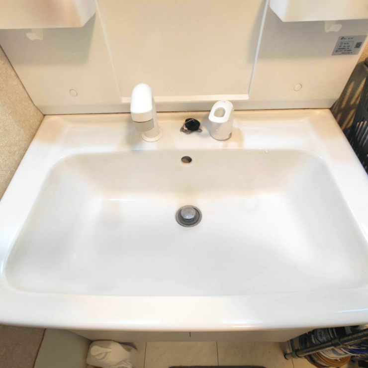 中古戸建　野田市清水公園東の独立洗面台