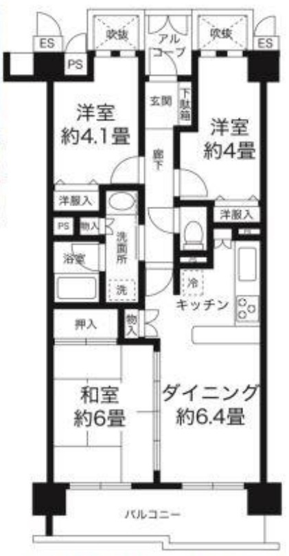京浜急行線「鶴見市場」鶴見グランドハイツの画像