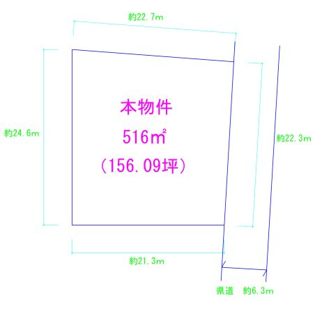 【土地図】 | 米沢市大字三沢　売地