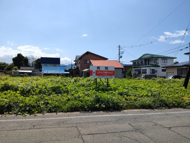 米沢市大字三沢　売地の外観