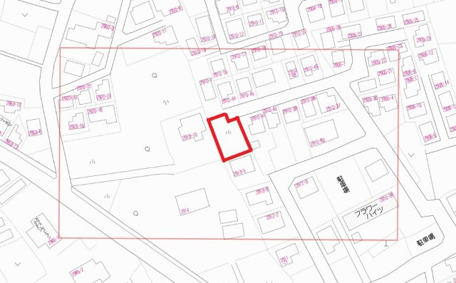 ‐三丁目不動産‐　寄居町富田の地図