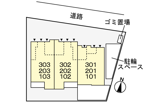ラ・ティエラの区画図