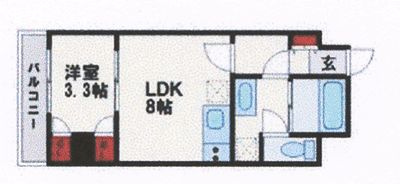 【間取り】 | パナムコート室見 | 現況優先。