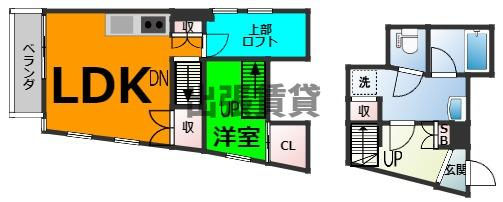 仲介手数料0円！Cloud9名古屋駅前の間取り