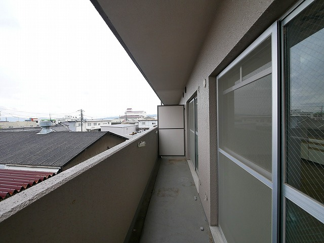 サンプラザ南京終の展望|日当たりも良好ですよ。