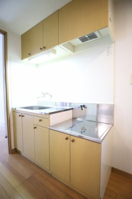 【キッチン】 | ルミエール・ドゥ | 別号室の写真になります。現況優先。