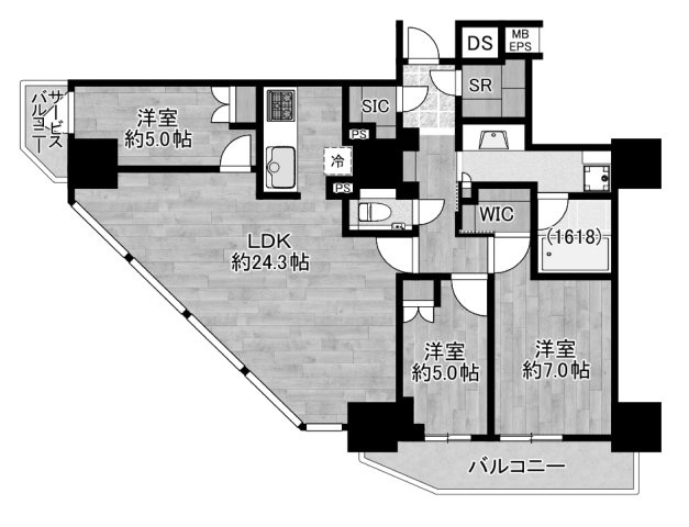 リバーガーデンタワー上町台筆ヶ崎