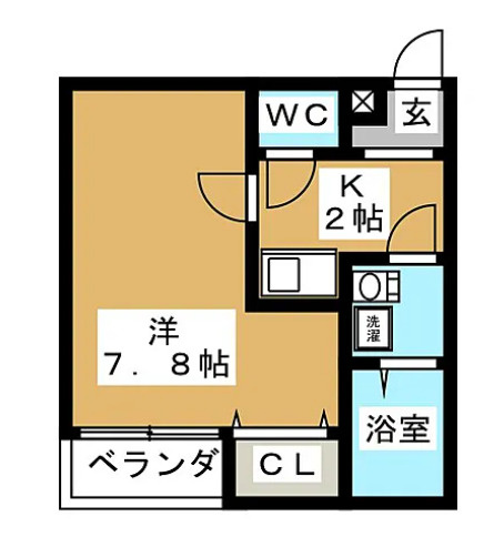 Ａレガート大曽根西の間取り
