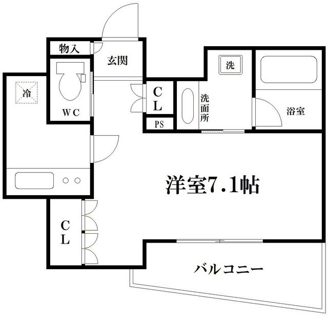 リーガル四ツ橋筋の間取り