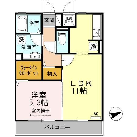 フェリース　サラの間取り