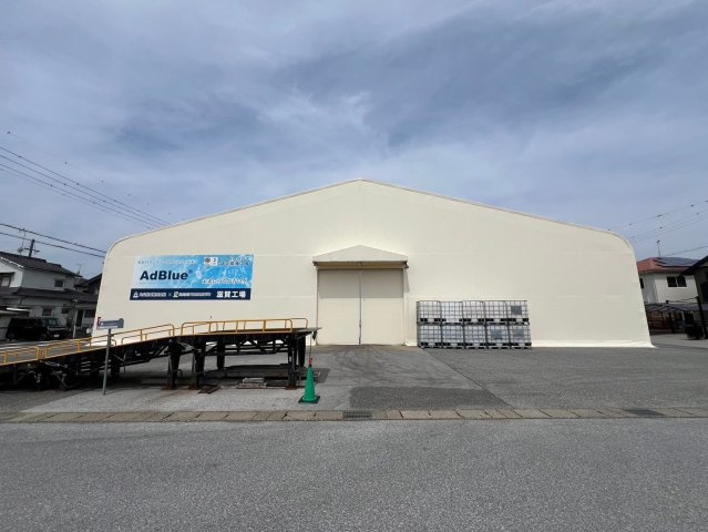 愛荘町テント倉庫の外観|外観です