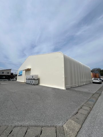 愛荘町テント倉庫の外観|外観です