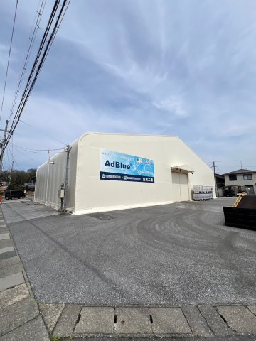 愛荘町テント倉庫の外観|外観です