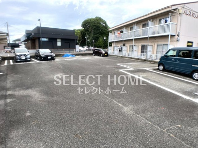 【駐車場】 | パレスミソノＢ | 駐車場があるので、車を買う予定の方も安心です